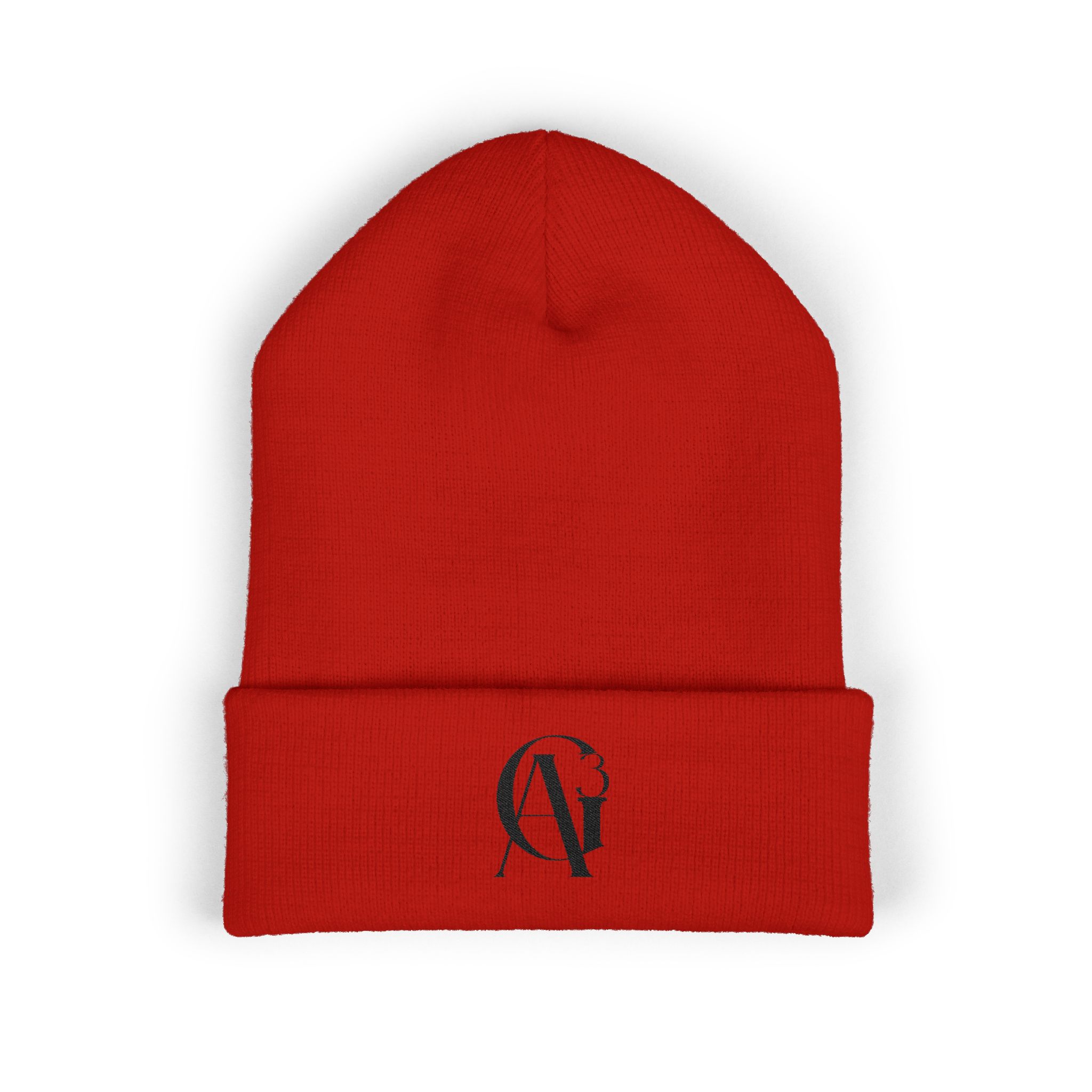 classic black ag3 logo cuffed beanie classic black ag3 logo cuffed beanie