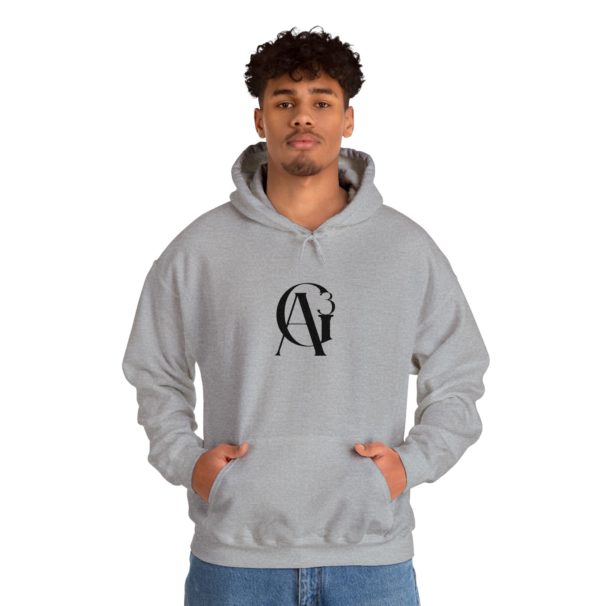 embroidered ag3 classic logo unisex hoodie embroidered ag3 classic logo unisex hoodie