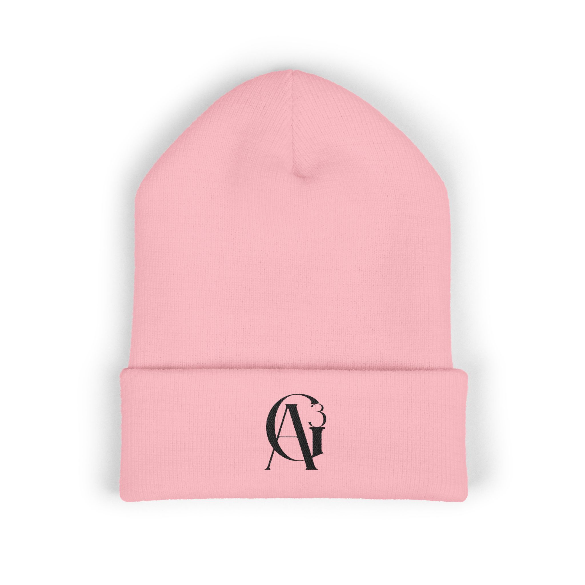 classic black ag3 logo cuffed beanie classic black ag3 logo cuffed beanie