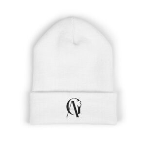 classic black ag3 logo cuffed beanie